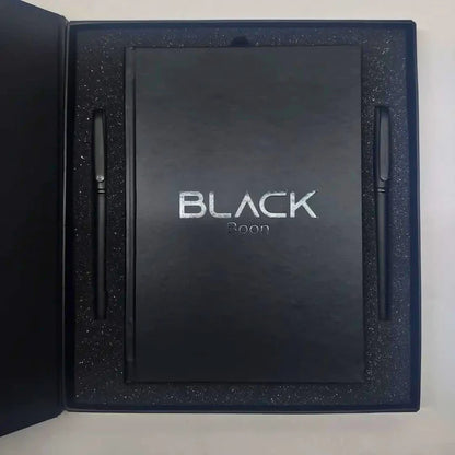 BLACK Page Diary with Pen