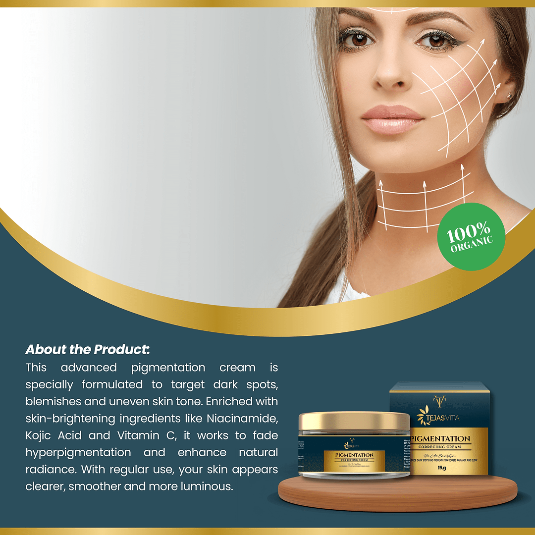Tejasvita Clarity+ Pigmentation Correcting Cream - TejasVita