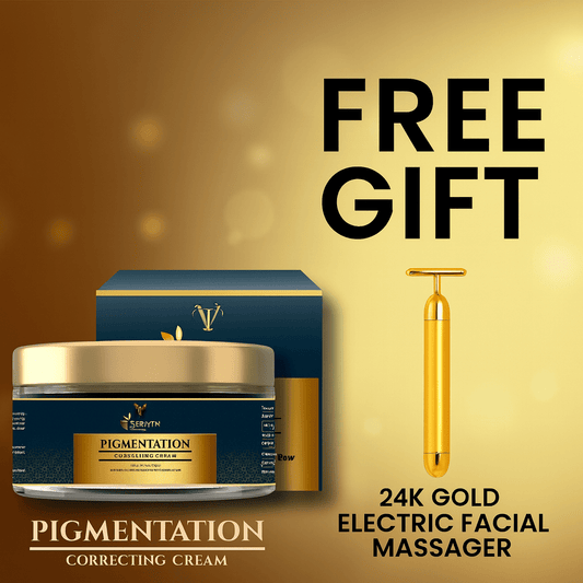 Tejasvita Clarity+ Pigmentation Correcting Cream (FREE 24K Gold Electric Facial Massager) - TejasVita